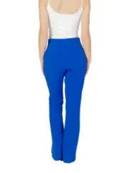 Electric blaue Hosen mit weitem Bein