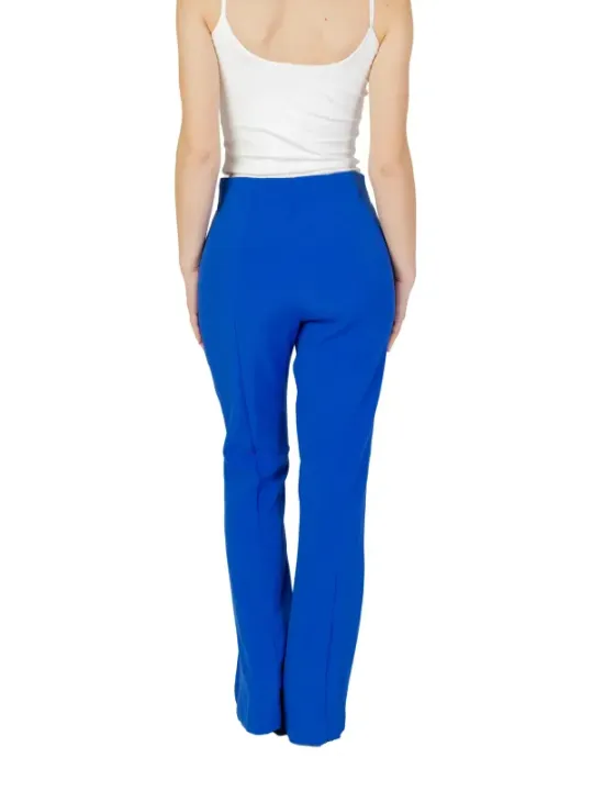 Electric blaue Hosen mit weitem Bein