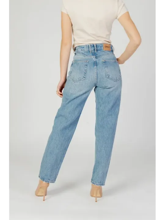 Blaue Only Jeans mit hoher Taille