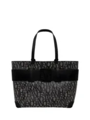 Schwarze Armani Exchange Tragetasche mit Bügel