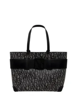 Schwarze Armani Exchange Tragetasche mit Bügel