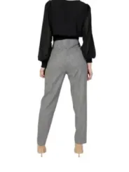 Hundzahnmuster Hose hohe Taille