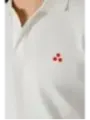 Weißes Peuterey Polohemd mit rotem Logo