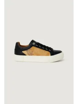 Schwarze Damen-Sneakers mit Akzenten