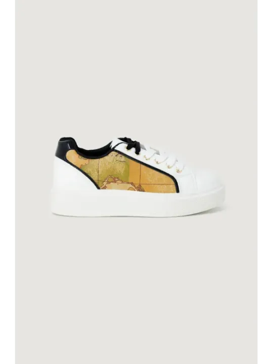 Weiße und schwarze Martini Sneakers