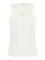 Weißes Guess Tanktop mit Logo