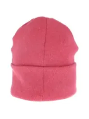 Pink gerippte Superdry Strickmütze gefaltet