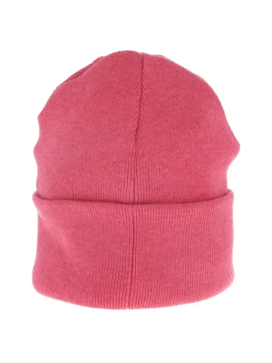 Pink gerippte Superdry Strickmütze gefaltet