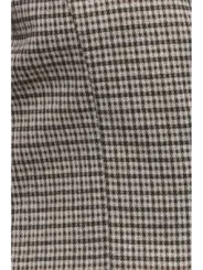 Hundzahn-Stoff schwarz beige meliert