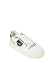 Weiße Love Moschino Herz-Sneakers