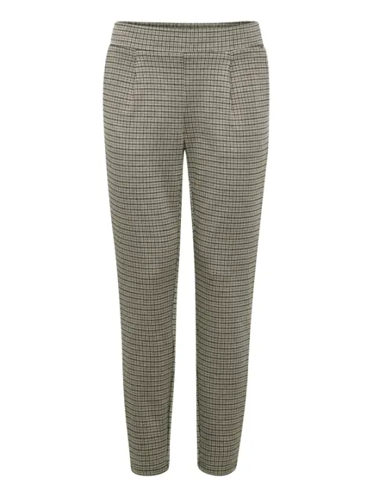 Helle graue Herren Karohose Ichi