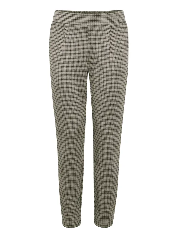 Helle graue Herren Karohose Ichi