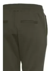 Olivgrüne Hosen mit Rippbündchen