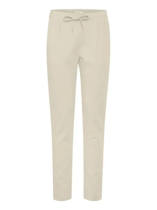 Weiße Ichi Hosen schlanker Schnitt