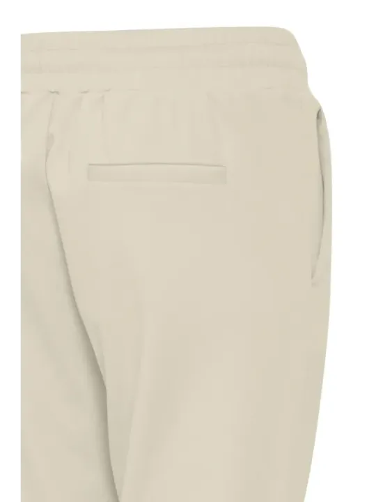 Beige Ichi Hosen Rückansicht