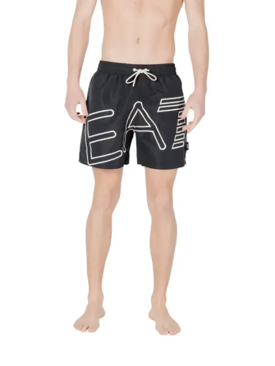 EA7 schwarze Herren Badehose