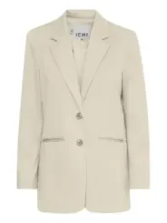 Beiger Ichi 470933 Blazer mit Knöpfen