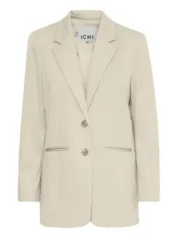 Beiger Ichi 470933 Blazer mit Knöpfen