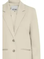 Beiger Damenblazer klassischer Schnitt Ichi