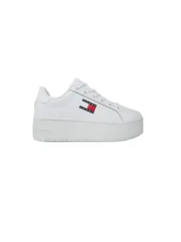 Weiße Tommy Hilfiger Jeans Sneaker