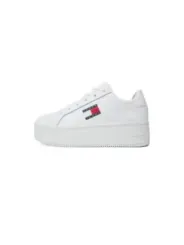 Weiße Tommy Hilfiger Jeans Sneaker