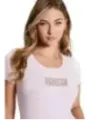 Guess Denim T-Shirt mit Pailletten