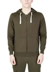 Olivgrünes Kapuzen- und Jogginganzug-Set