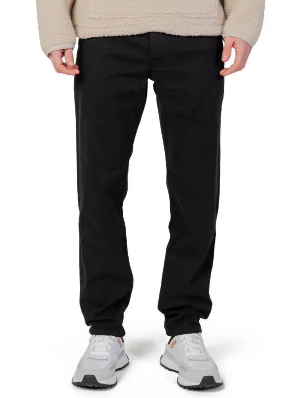 Schwarze Herren Slim-Fit Hose