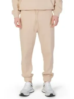 Beige Hugo 470129 Sweatpants mit Bündchen an den Knöcheln