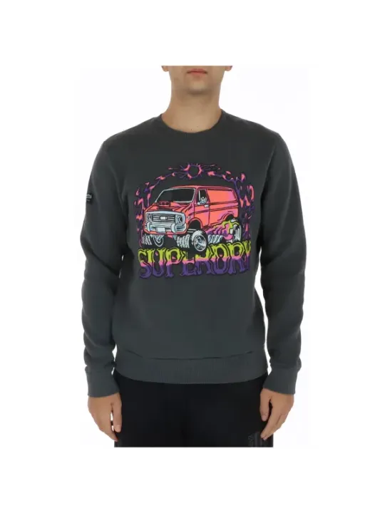 Superdry Sweatshirt mit Van-Grafik