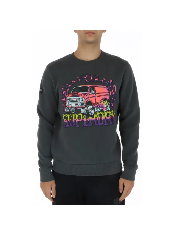 Superdry Sweatshirt mit Van-Grafik