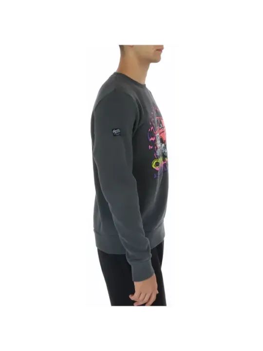 Superdry Skull Graphic Sweatshirt Grau