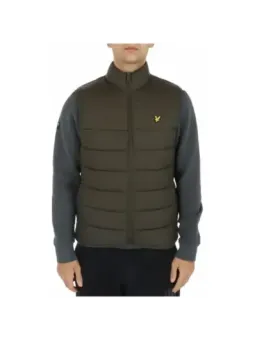 Schwarze gesteppte Lyle & Scott Jacke