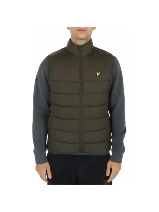 Schwarze gesteppte Lyle & Scott Jacke