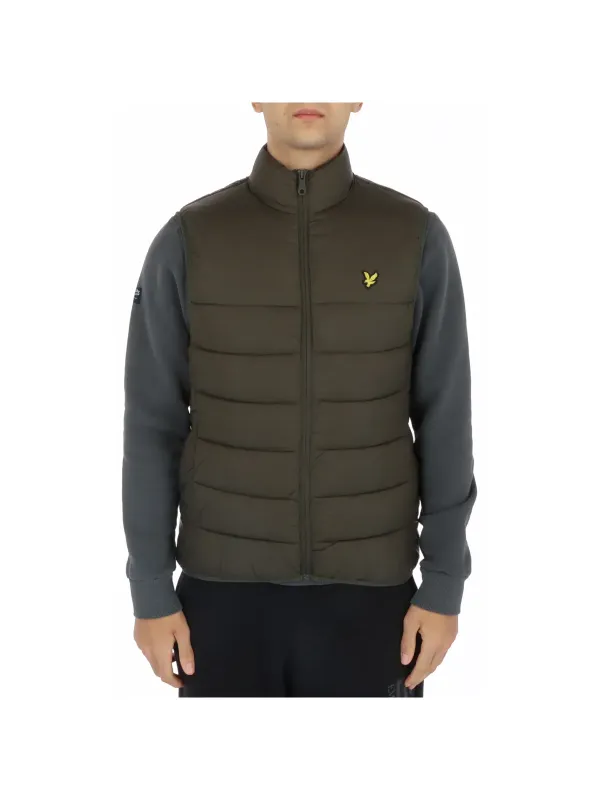 Schwarze gesteppte Lyle & Scott Jacke