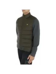 Grüne gesteppte Lyle & Scott Weste