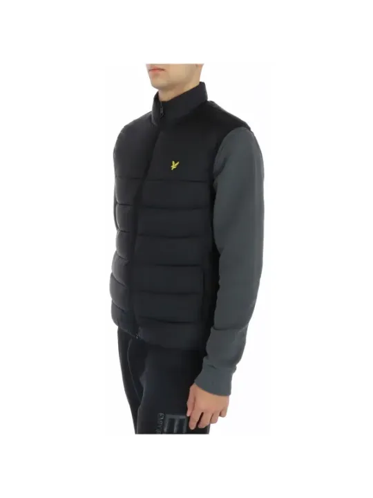 Schwarze Lyle & Scott Pufferweste