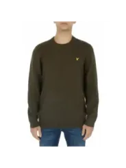 Olivgrüner Lyle & Scott Pullover