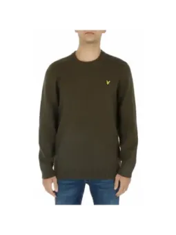 Olivgrüner Lyle & Scott Pullover