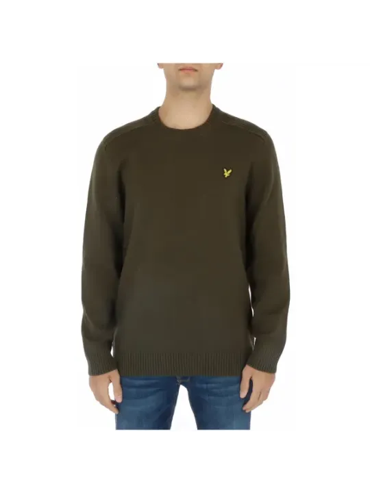 Olivgrüner Lyle & Scott Pullover