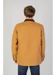 Dickies braune Arbeitsjacke mit Knopfleiste