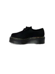 Schwarze Dr. Martens Kampfstiefel Wildleder