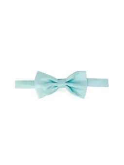 Hellerblauer Satin Fliege Punto Sella