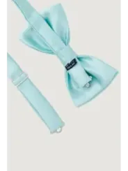 Hellerblauer Satinfliege mit Clip