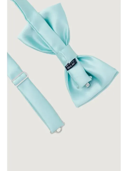 Hellerblauer Satinfliege mit Clip