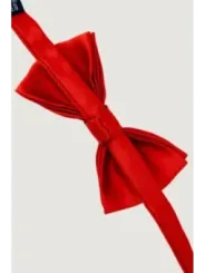 Rote Seidenfliege elegante Herrenmode