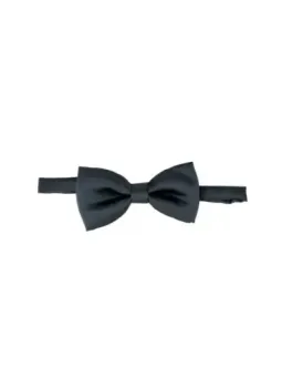 Schwarze Satin Krawatte Punto Sella