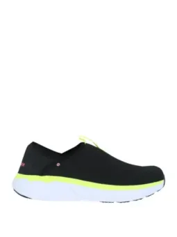 Schwarzer Wasserschuh mit Neonakzenten