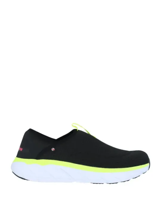 Schwarzer Wasserschuh mit Neonakzenten