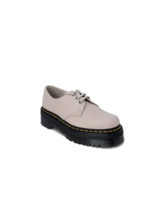 Beige Dr. Martens leather Halbschuh